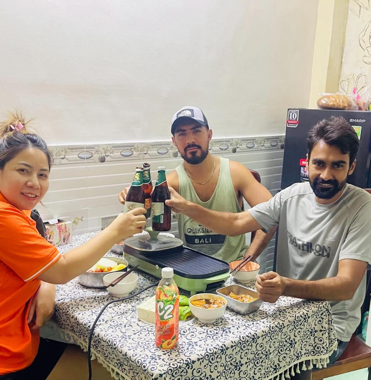 花ren Hostel ホーチミン市 エクステリア 写真